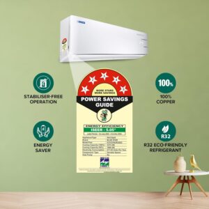 1 ton 5 star inverter ac blue star