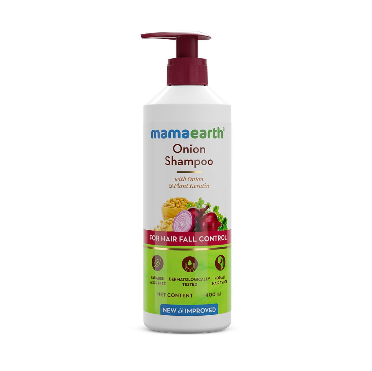 Mamaearth Onion Shampoo for Hair Growth and Hair Fall