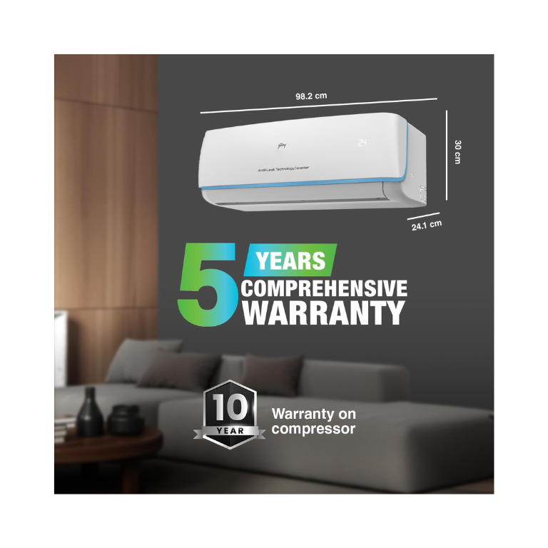 godrej 1 5 ton ac 3 star inverter split ac